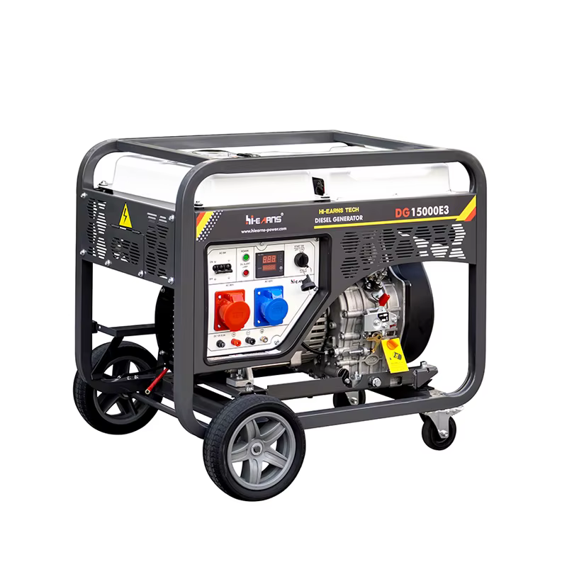 12.5kva/10kw 220/380V 50Hz Portable diesel Generator DG15000E3 Three Phase — image 2