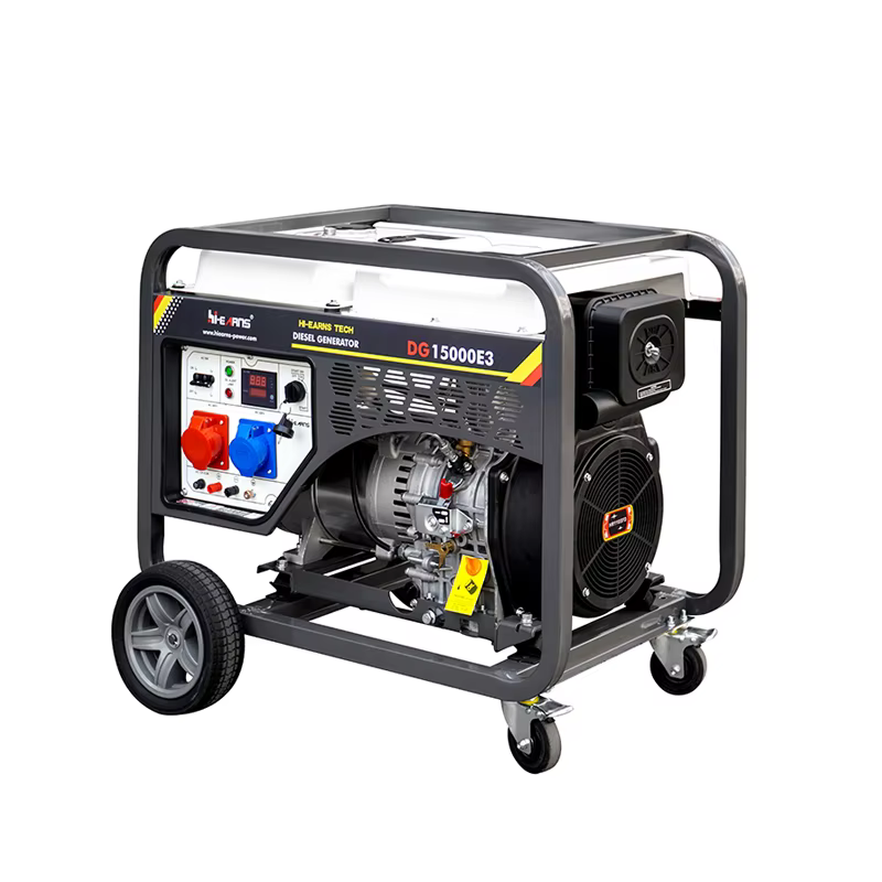 12.5kva/10kw 220/380V 50Hz Portable diesel Generator DG15000E3 Three Phase — image 3