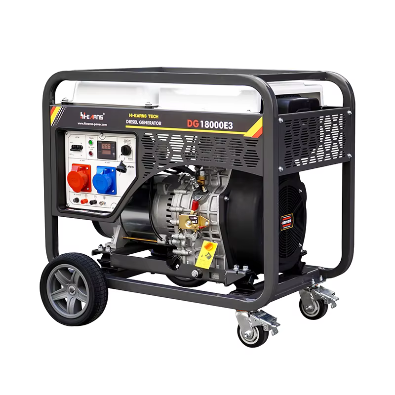 Diesel Generator Portable 12kW 50Hz DG18000E3 Single-Phase Open Frame Generators for Home — image 2