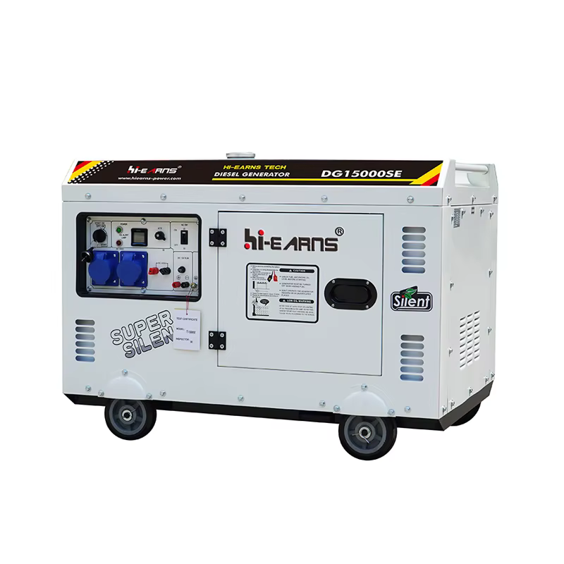 10KW Single-Phase Air-Cooled Diesel Generator DG15000SE Double-Cylinder Machine 50Hz Frequency AC Output — image 3