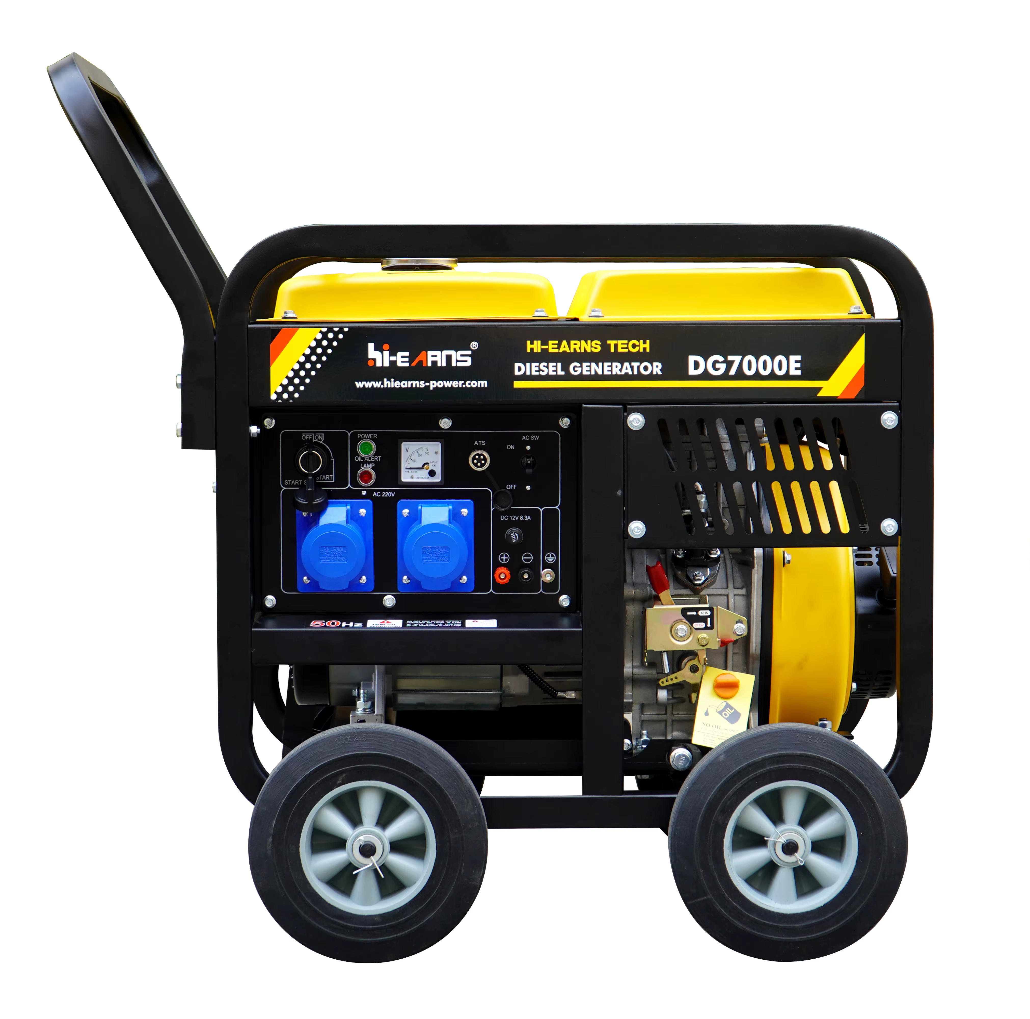 6.0KW Diesel Generators Portable Outdoor Open Diesel Engine Generator for Home — image 2
