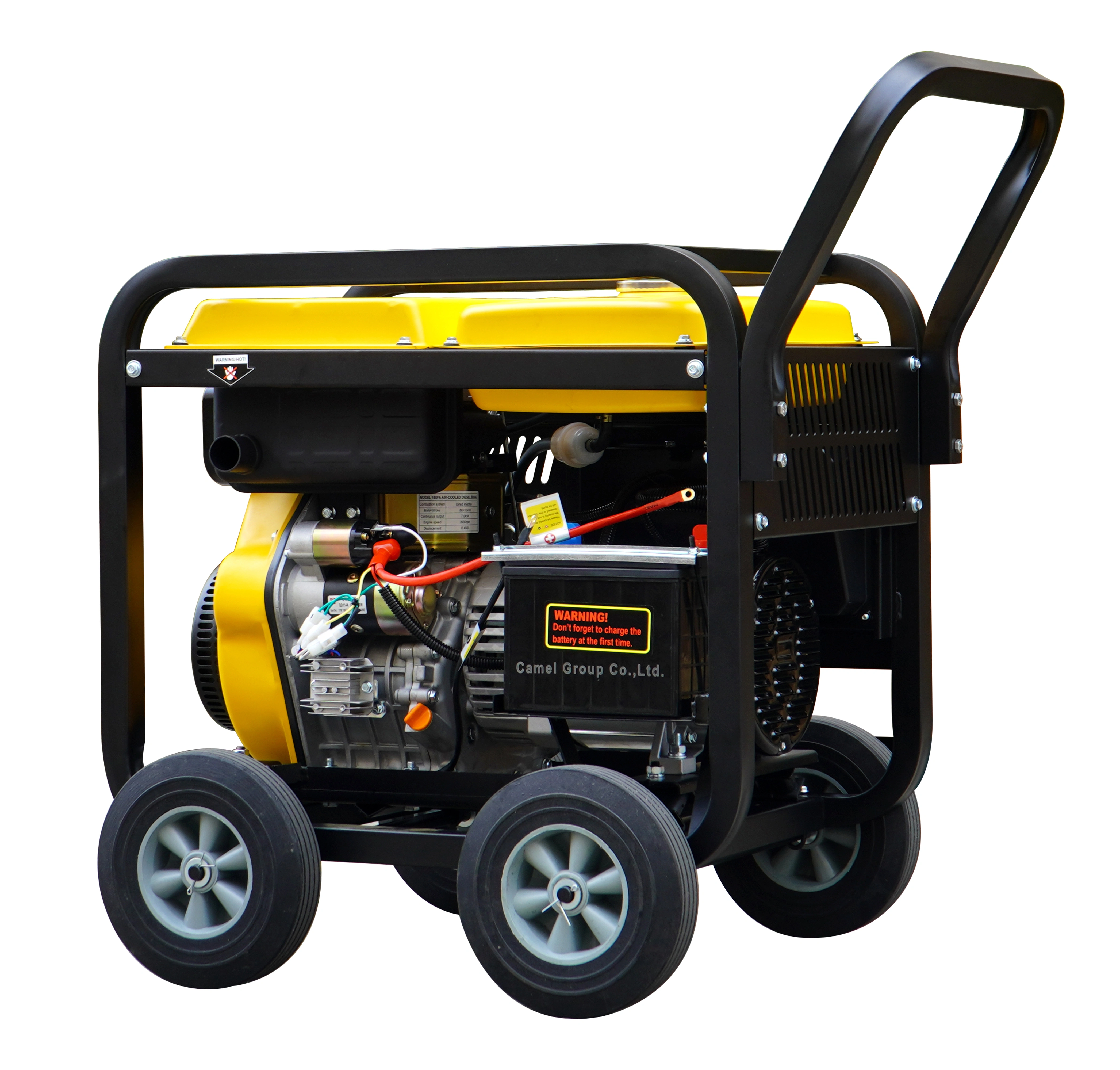 6.0KW Diesel Generators Portable Outdoor Open Diesel Engine Generator for Home — image 3