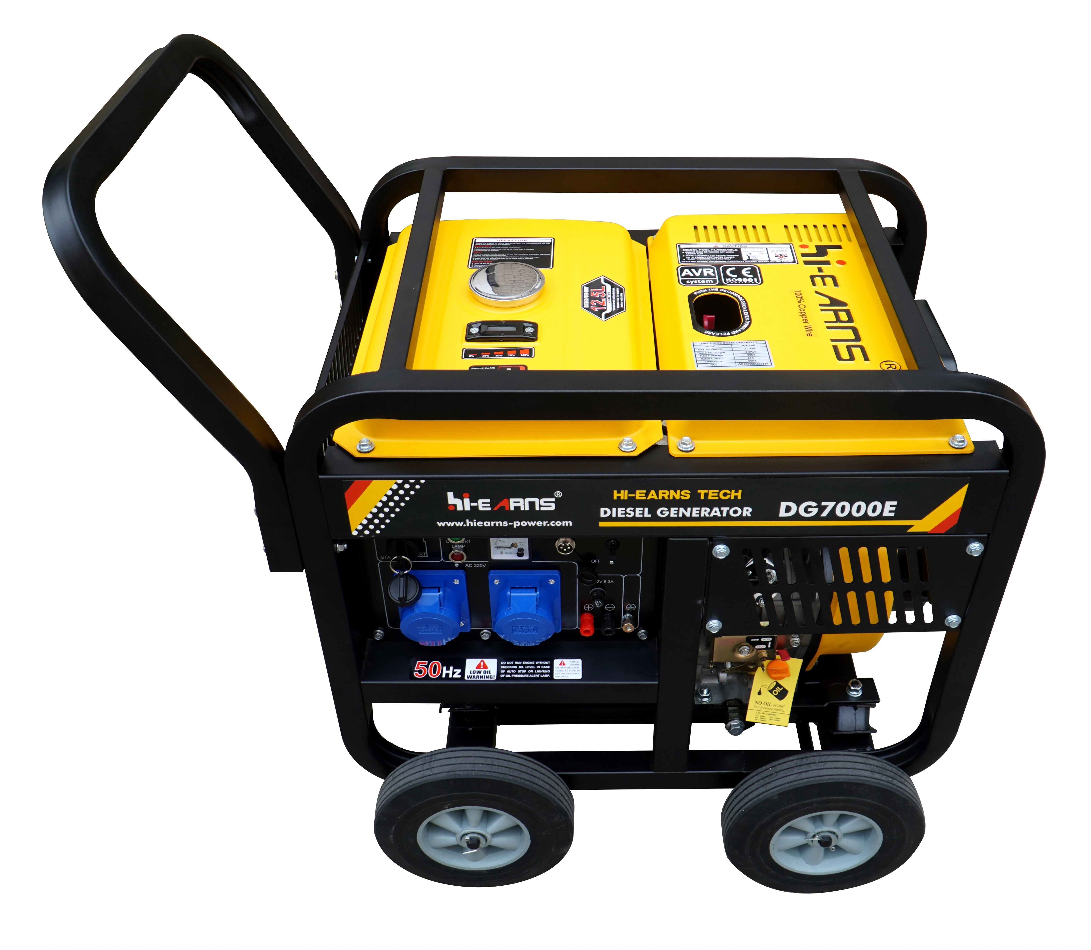 6.0KW Diesel Generators Portable Outdoor Open Diesel Engine Generator for Home — image 5