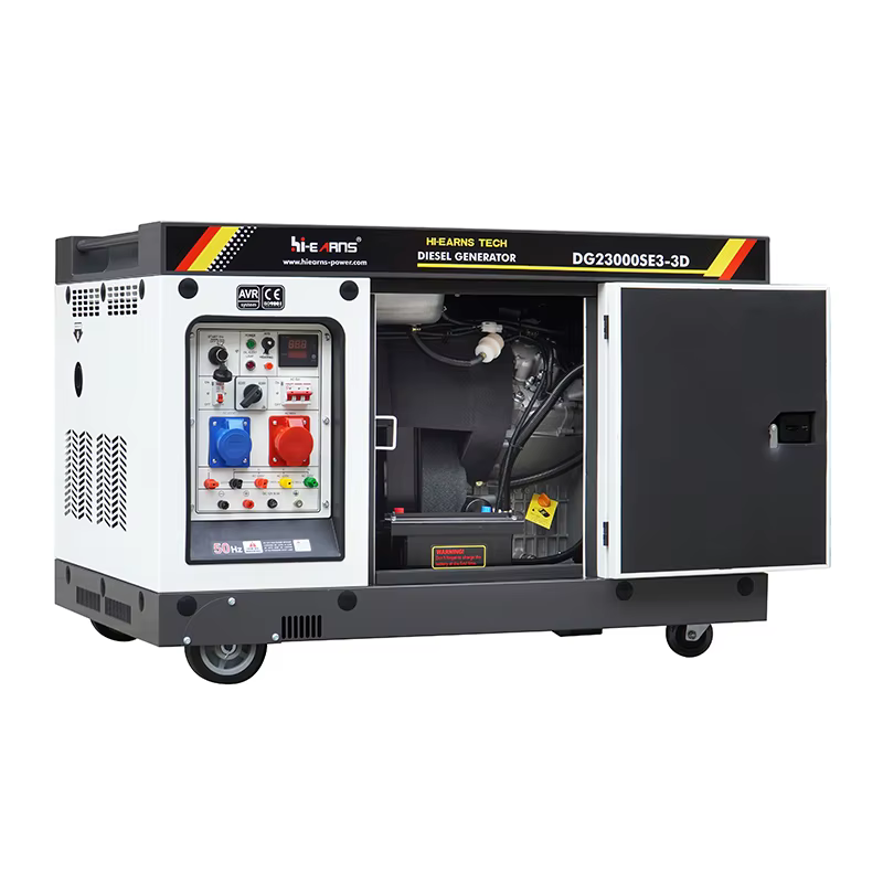 21hp 16kw 220/380V Three-Phase Silent Type diesel Generator  for Home DG23000SE3-3D  Equal Power 50Hz with ATS Option — image 4