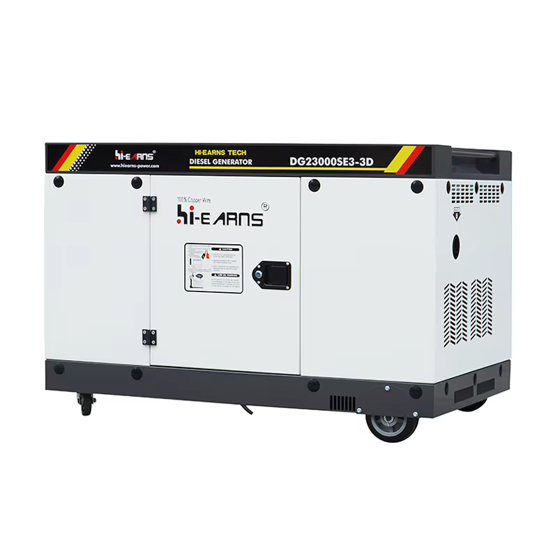 21hp 16kw 220/380V Three-Phase Silent Type diesel Generator  for Home DG23000SE3-3D  Equal Power 50Hz with ATS Option — image 5