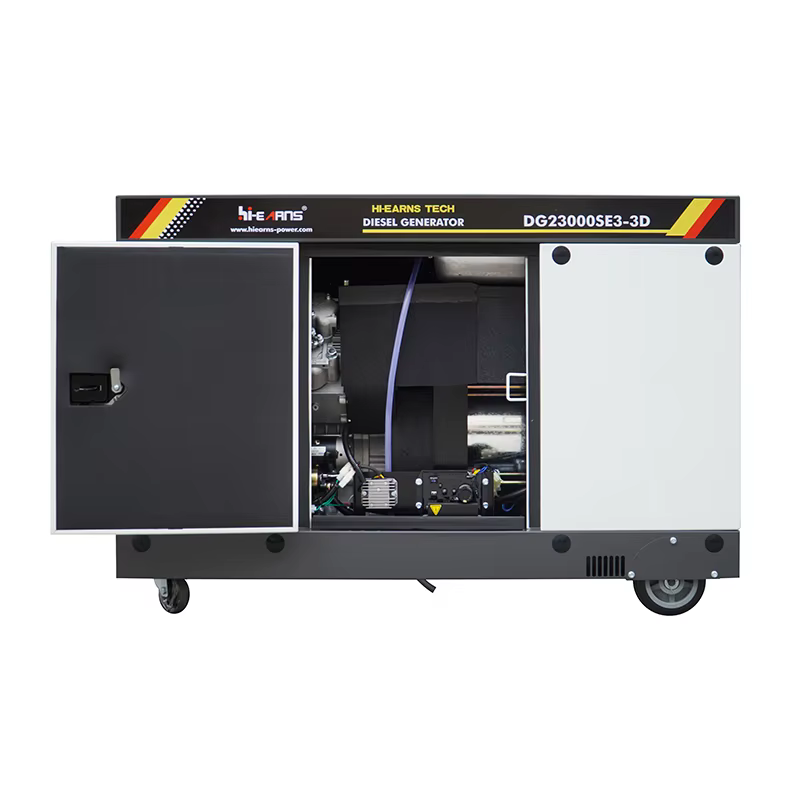 21hp 16kw 220/380V Three-Phase Silent Type diesel Generator  for Home DG23000SE3-3D  Equal Power 50Hz with ATS Option — image 6