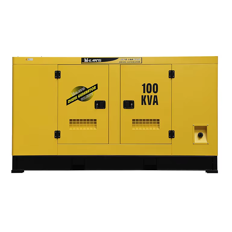 Hi-earns 80KW 100KVA 50Hz Three Phase Water Cooled Brushless Silent Diesel Generator for Home — image 4