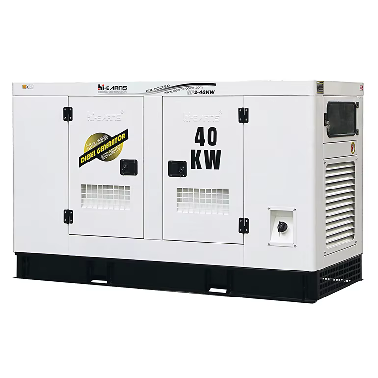Hi-earns 40KW 50KVA Three Phase 60Hz Water Cooled Brushless Silent Diesel Generator for Home — image 2