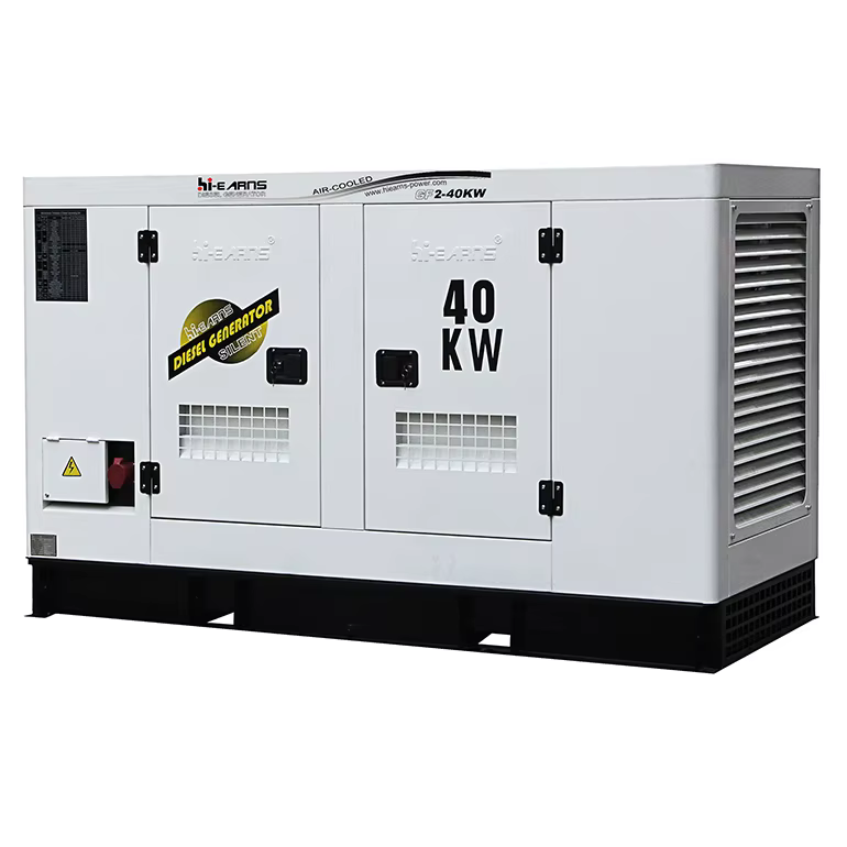 Hi-earns 40KW 50KVA Three Phase 60Hz Water Cooled Brushless Silent Diesel Generator for Home — image 3
