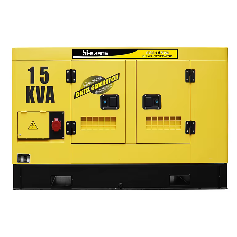 Hi-earns 12KW 15KVA Water Cooled Brushless Three Phase Silent Diesel Generator for House — image 4