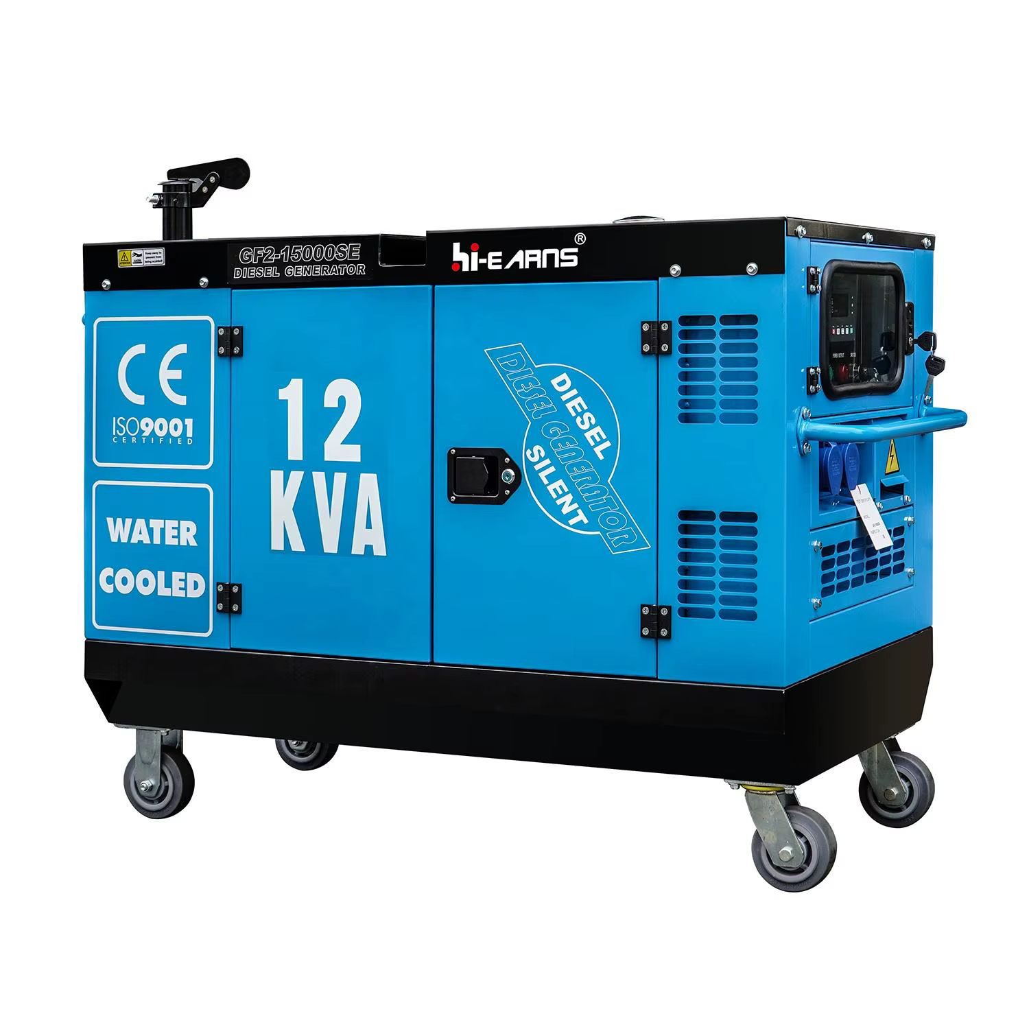 GF2-15000SE Water Cooled  Two Cylinder EV80 Engine  Slient Diesel Generator 10KW — image 2