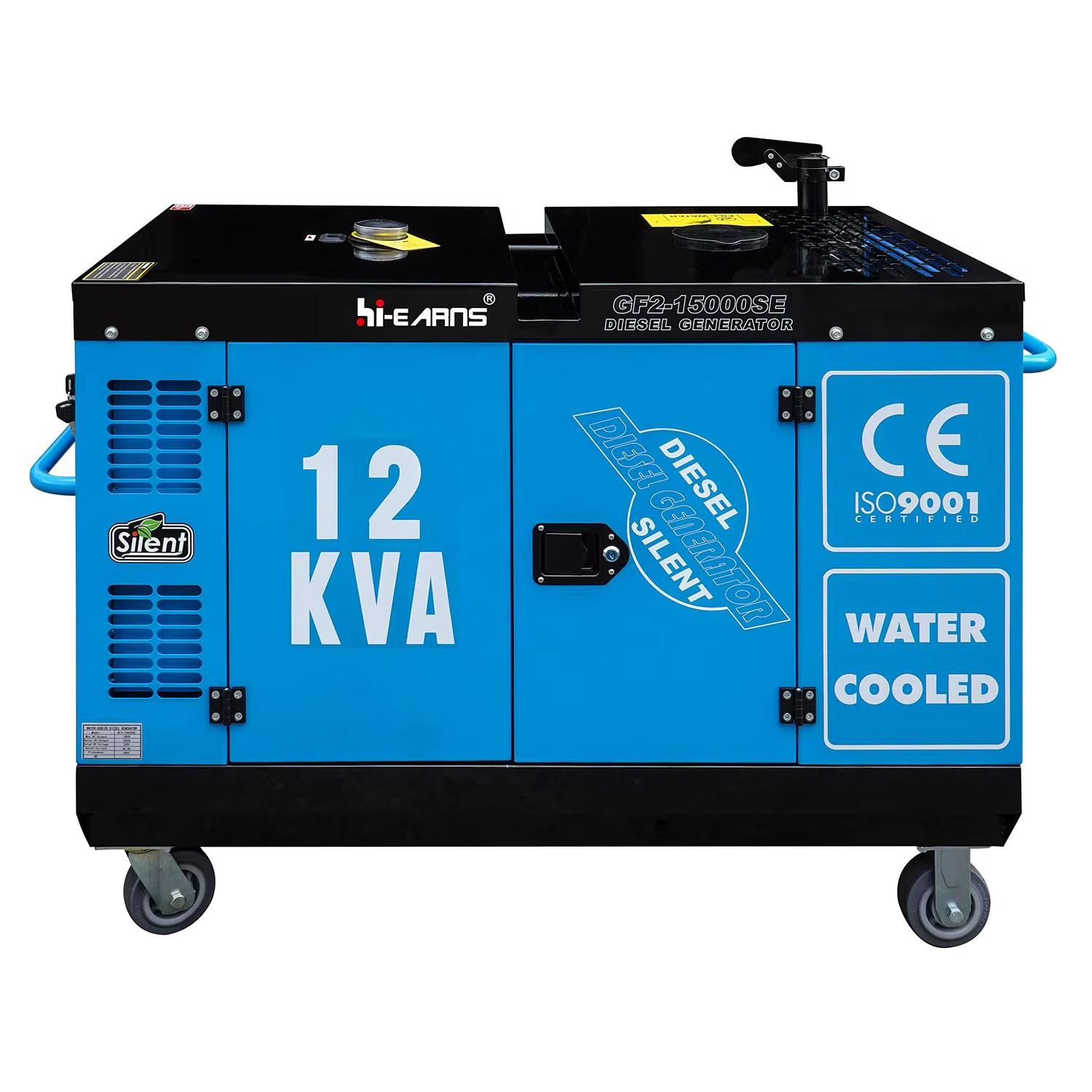 GF2-15000SE Water Cooled  Two Cylinder EV80 Engine  Slient Diesel Generator 10KW — image 3
