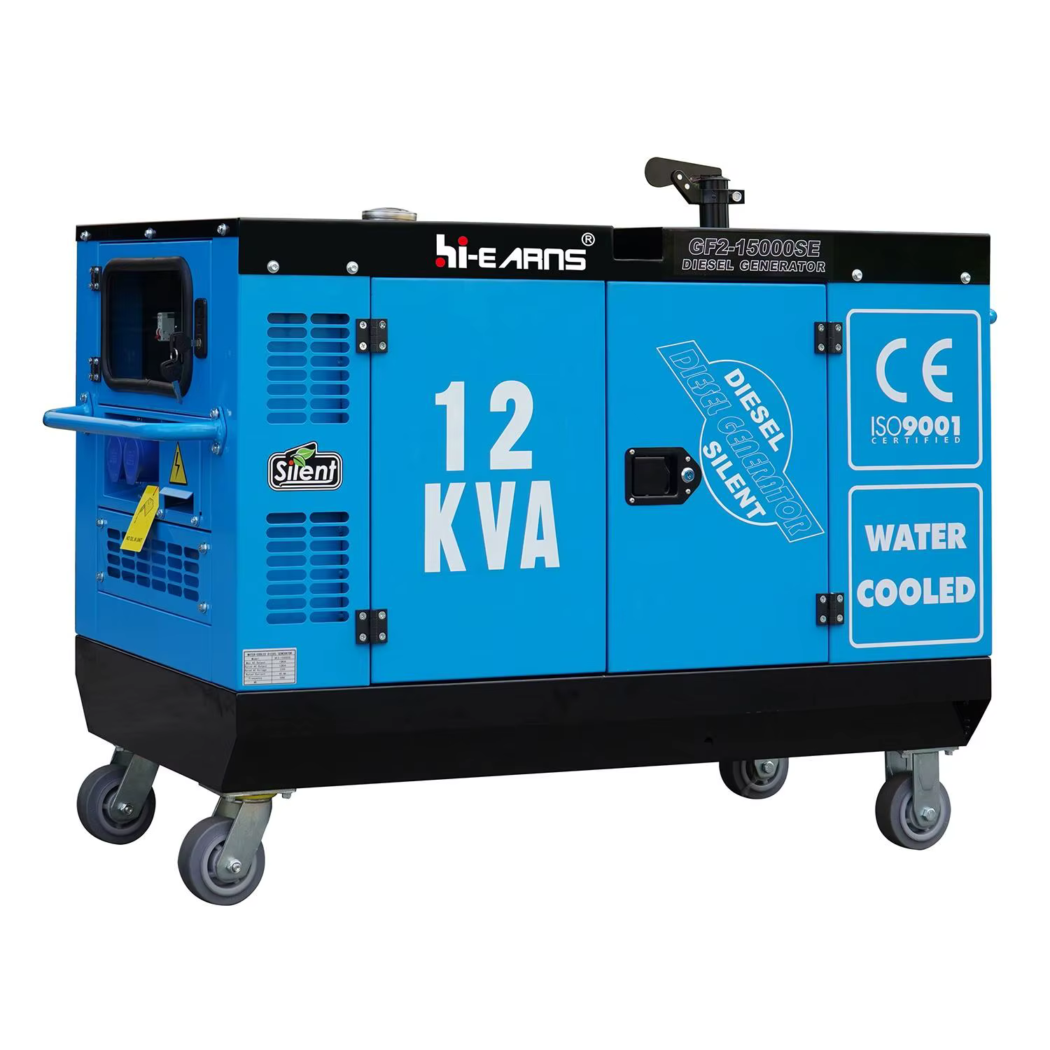 GF2-15000SE Water Cooled  Two Cylinder EV80 Engine  Slient Diesel Generator 10KW — image 4