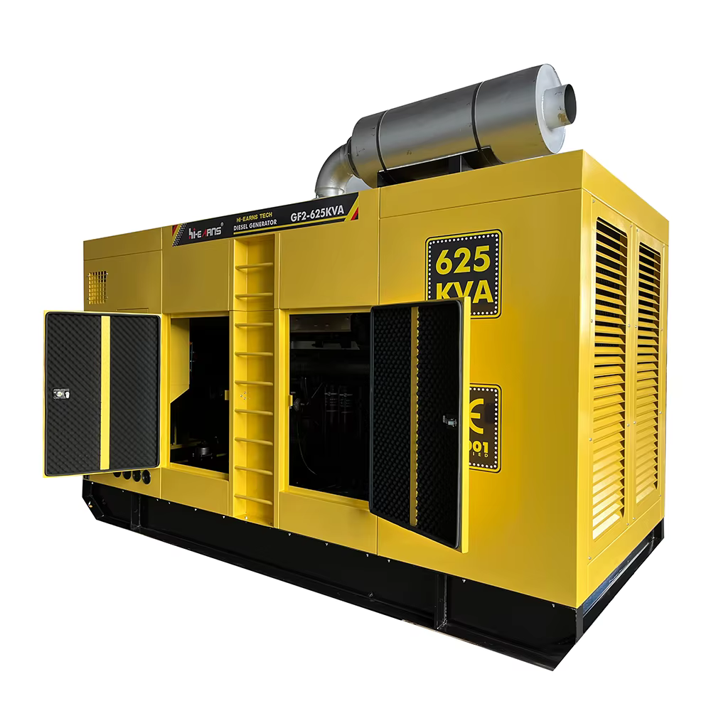 Hi Earns 500KW 625KVA 60HZ 1800rpm Power Station Water Cooled 6 in Line Cylinder diesel Generator Power Plant — image 3