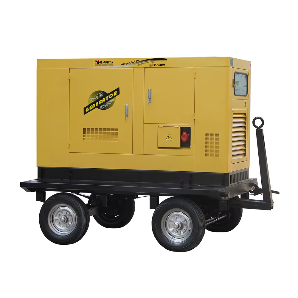 63KVA 50KW 30KW 40KW Trailer Type Silent Water Cooled Four Cylinder diesel Generator Price — image 6