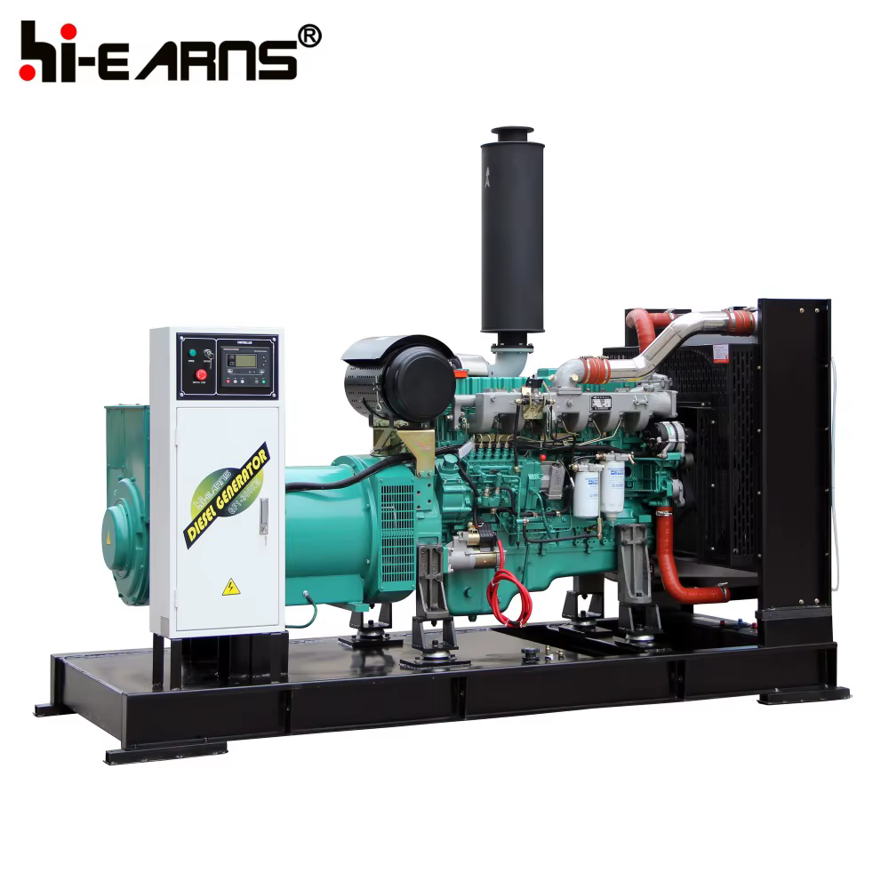 300KW 400KVA Six Cylinder Open Type Water Cooled diesel Generator — image 2