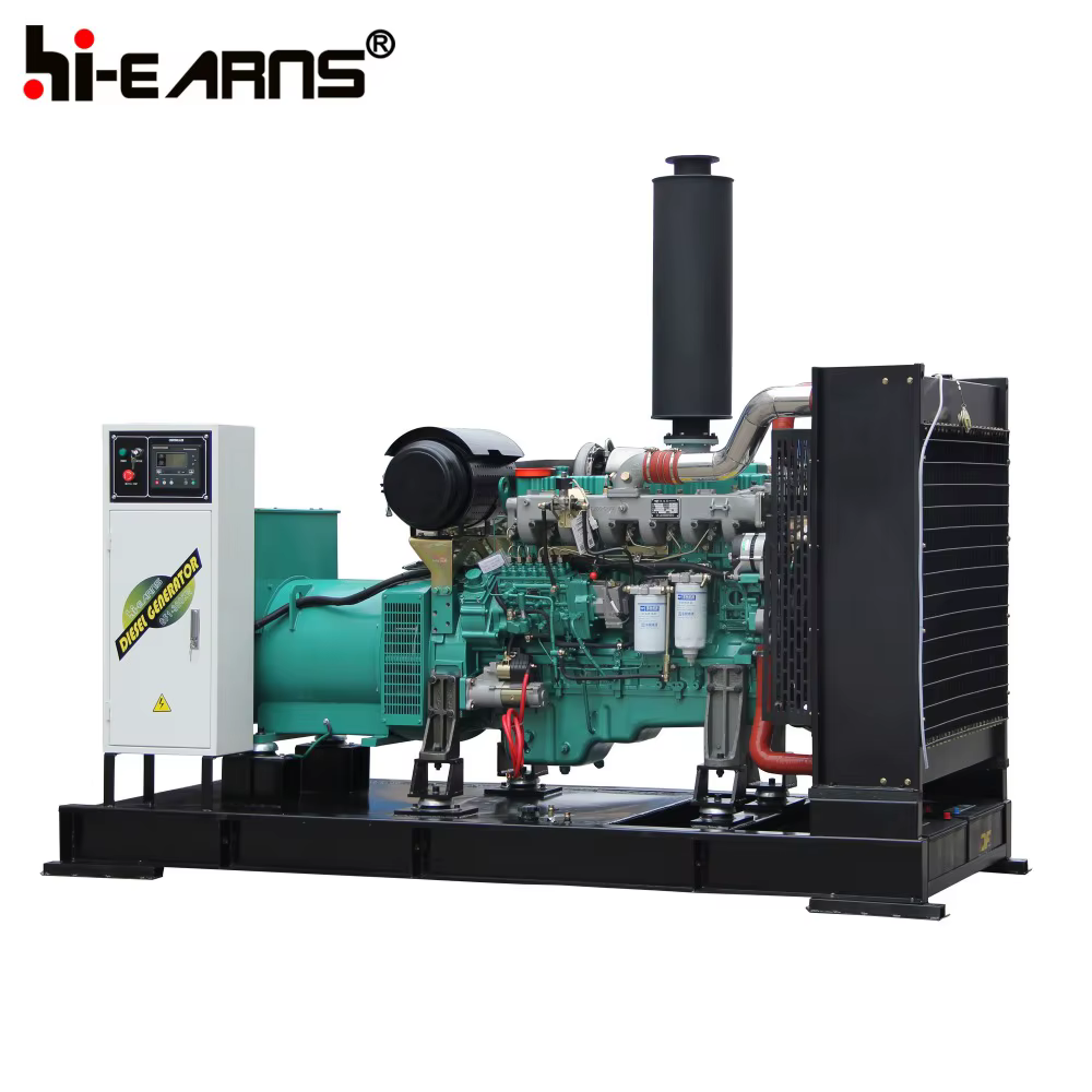 300KW 400KVA Six Cylinder Open Type Water Cooled diesel Generator — image 3