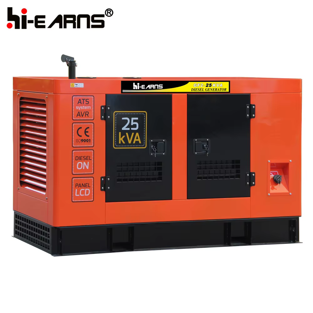 Hi-earns 20KW 25KVA Water Cooled Brushless Single Phase Diesel Generator — image 3