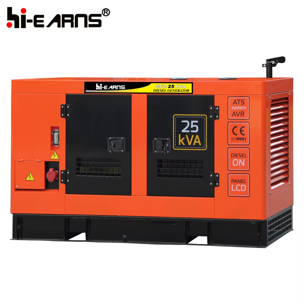 Hi-earns 20KW 25KVA Water Cooled Brushless Single Phase Diesel Generator — image 4