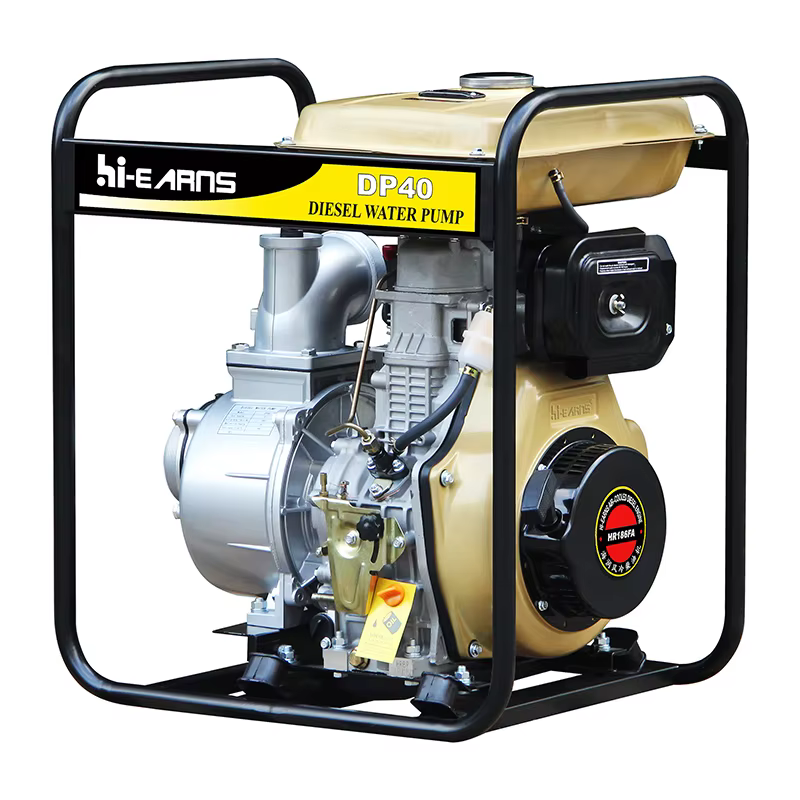 DP40 4 Inch Water Pump diesel for Agriculture with 12.5L Fuel tank diesel Engine HR186FA — image 2