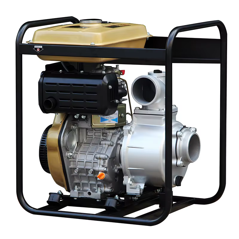 DP40 4 Inch Water Pump diesel for Agriculture with 12.5L Fuel tank diesel Engine HR186FA — image 3
