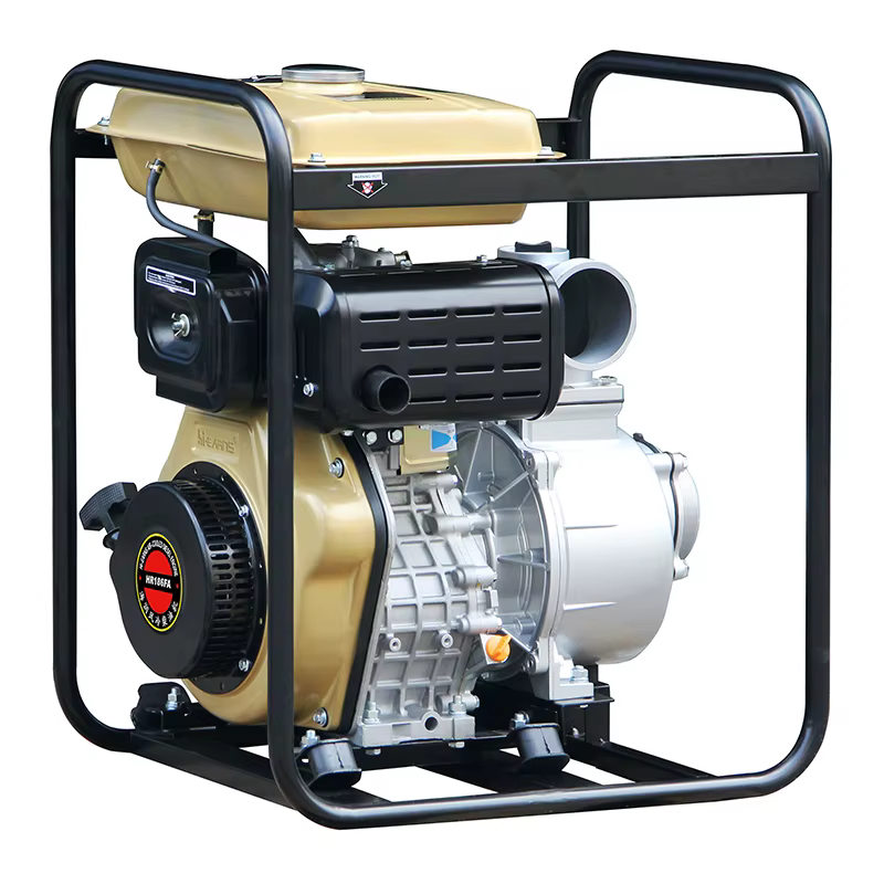 DP40 4 Inch Water Pump diesel for Agriculture with 12.5L Fuel tank diesel Engine HR186FA — image 4