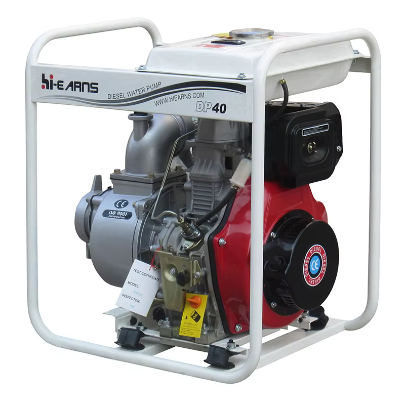 4 Inch diesel Water Pump for Agriculture DP40 with 12.5L Small Fuel tank HR186FA Recoil — image 2