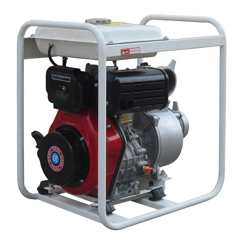 4 Inch diesel Water Pump for Agriculture DP40 with 12.5L Small Fuel tank HR186FA Recoil — image 3