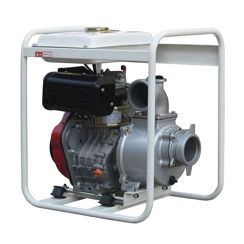 4 Inch diesel Water Pump for Agriculture DP40 with 12.5L Small Fuel tank HR186FA Recoil — image 4