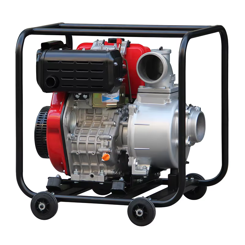 4 Inch diesel Water Pump for Agriculture DP40 with 5.5L Small Fuel tank HR186FA Recoil — image 4