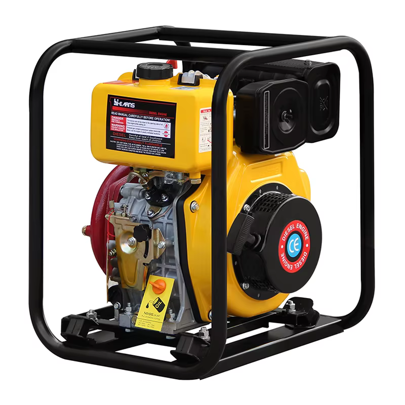 Hiearns DP15HCI Open Frame High Pressure Cast Iron Pump HR178F Power 3600 Rpm Speed with Small Oil Tank 50 Hz Frequency — image 2