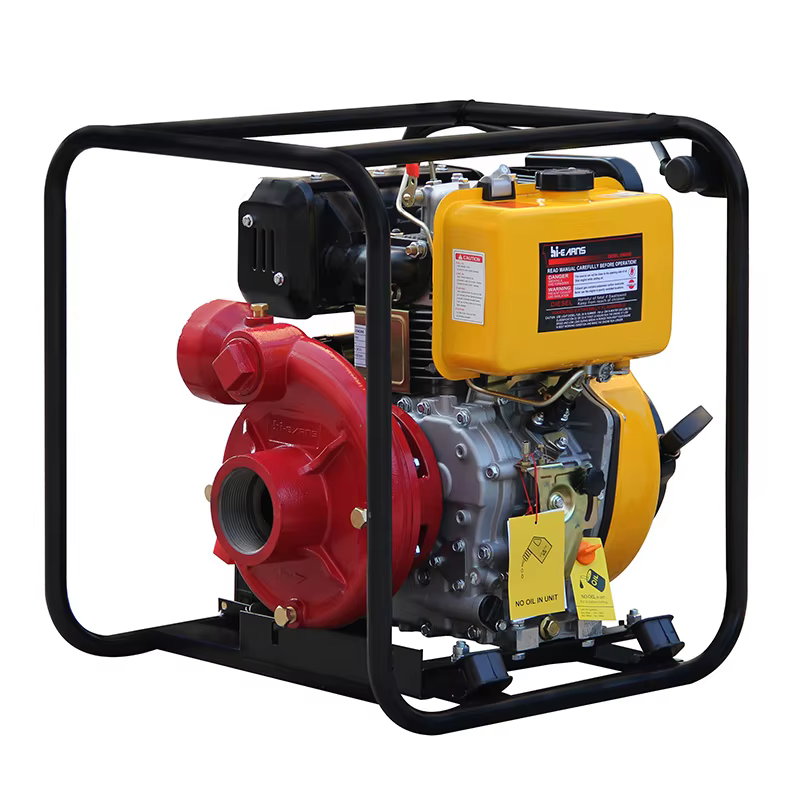 DP30HCIE High-pressure Cast Iron Pump 3 Inch with 5.5L Small Fuel tank 30A Battery diesel Water Pump for Agriculture — image 2
