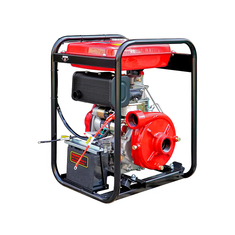 DP20HCIE 2-inch High Head Cast Iron diesel Pump Use air Cooled System 186 diesel Engine — image 4
