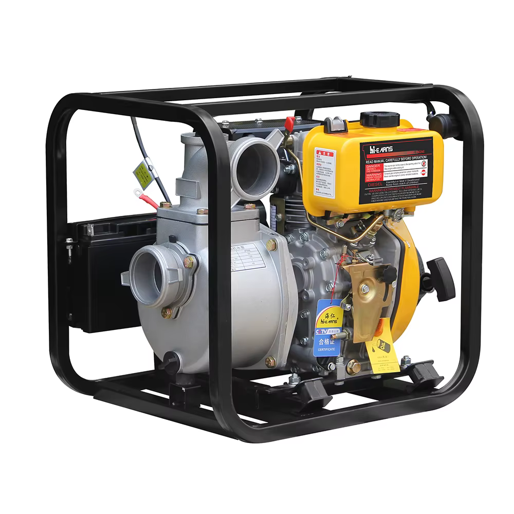 DP30E 3inch Air Cooled Self Priming Diesel Water Transfer Pump Cast-iron Pump — image 2