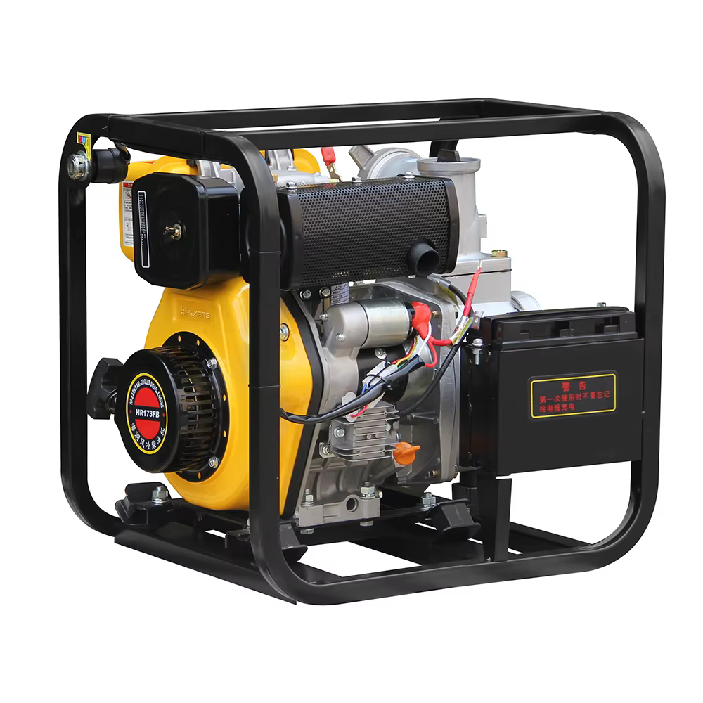DP30E 3inch Air Cooled Self Priming Diesel Water Transfer Pump Cast-iron Pump — image 5