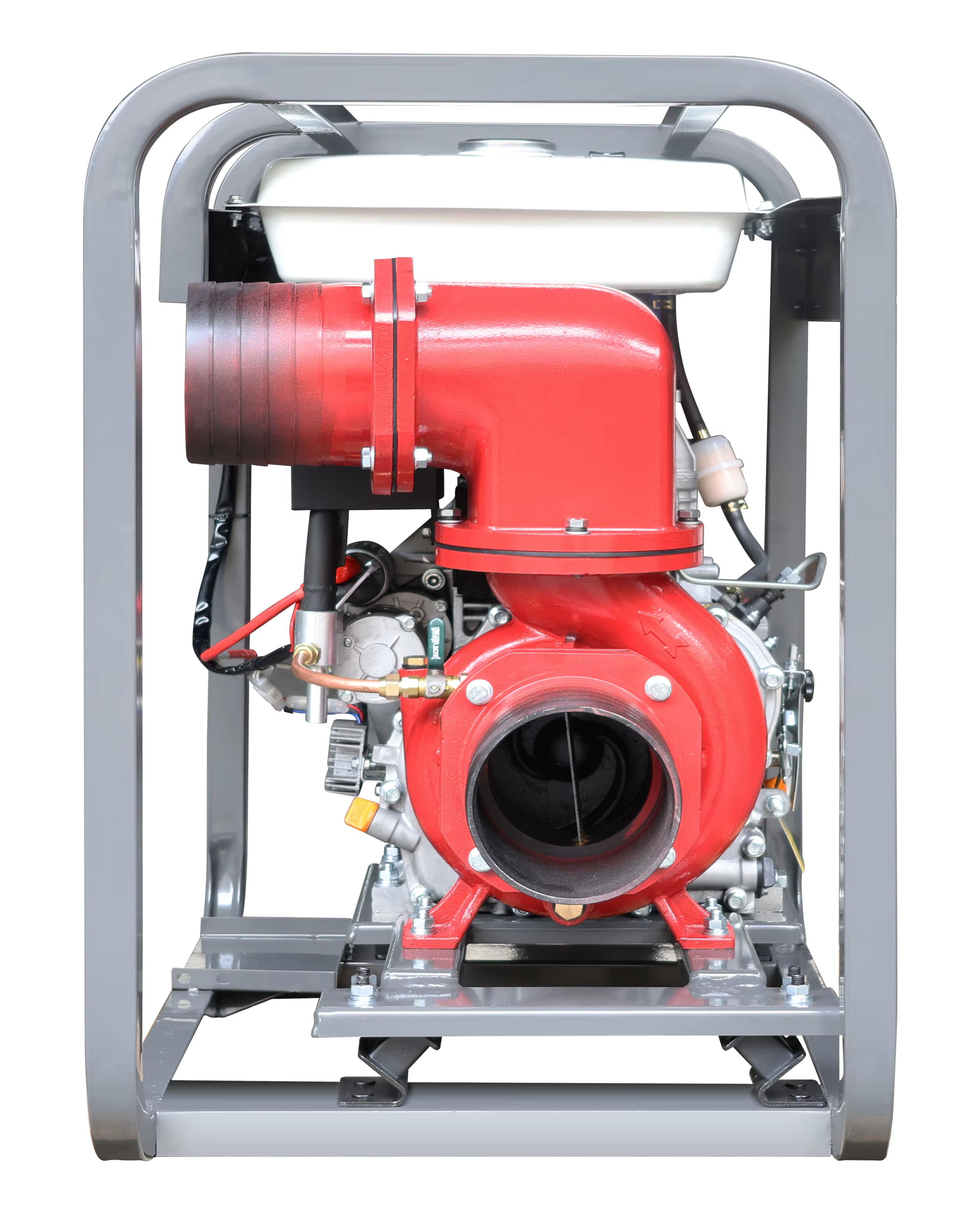 Hiearns 150mm 6 Inch Cast Iron High Pressure diesel Water Pump 998FDE 30hp 1 Cylinder diesel Engine DP60HCIE Fire Fighting Pump — image 4
