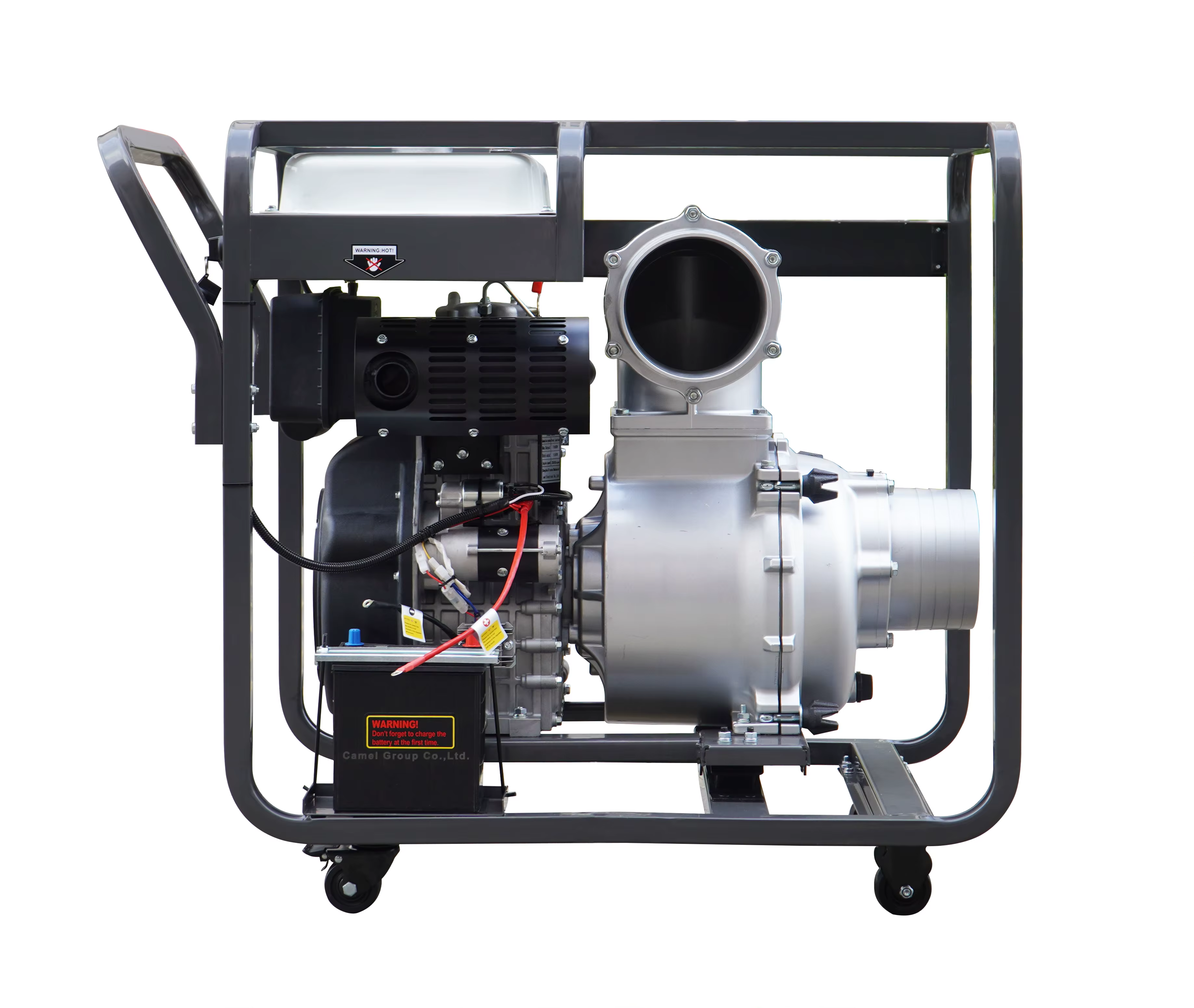 New 8inch 200mm air Cooled Two Cylinder 30hp Centrifugal diesel Water Pump Factory — image 2
