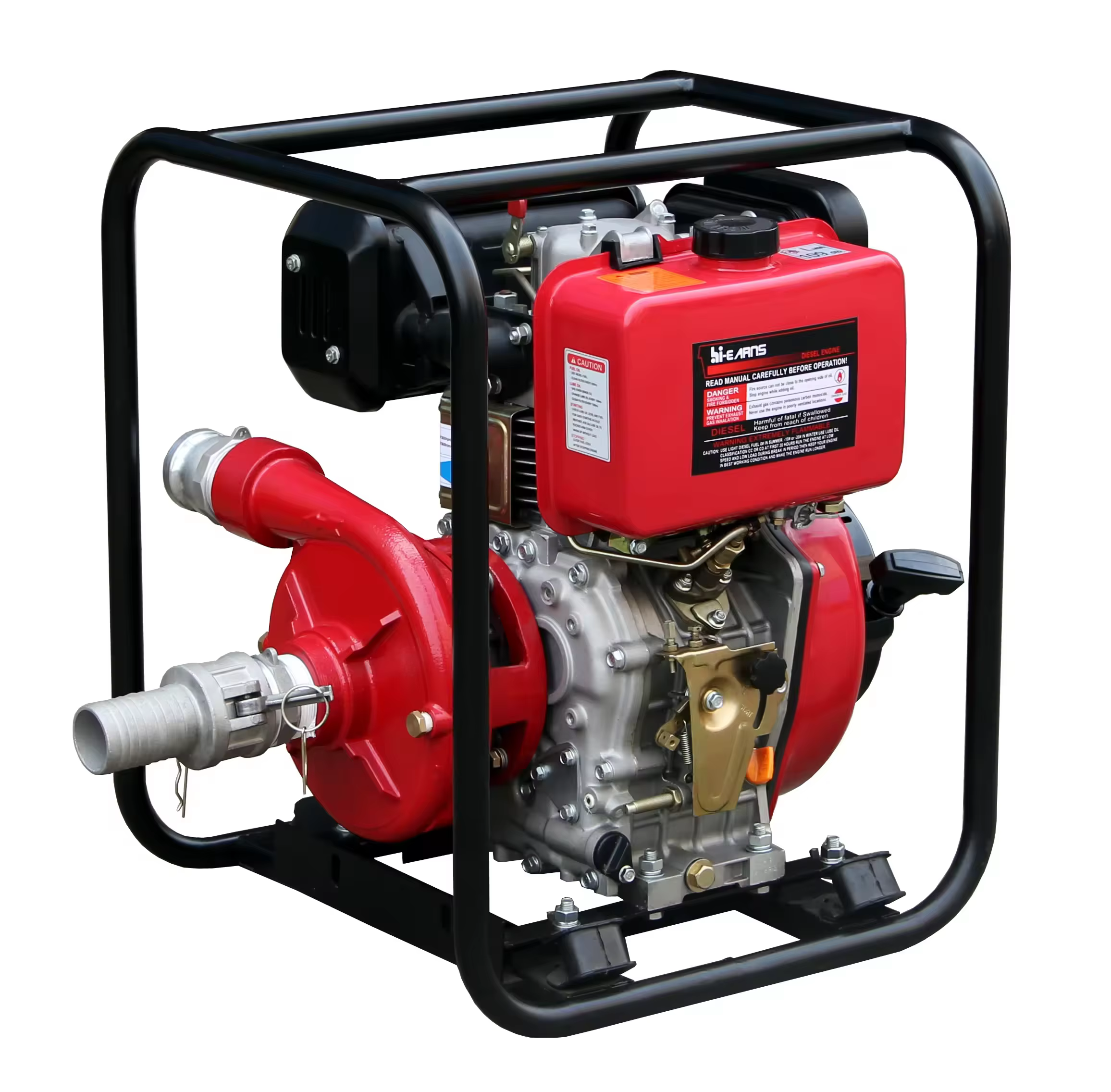 diesel Water Pump 2inch Cast Iron  Marine Agricultural Orchard Farm Irrigation — image 2