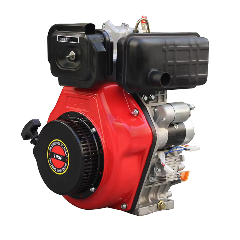 11hp Hiearns HR195F Open-Frame Power Easy Operate Single Cylinder 4-Stroke Engine Electric Start Air-Cooled Euro 5 Motor Bearing — image 3