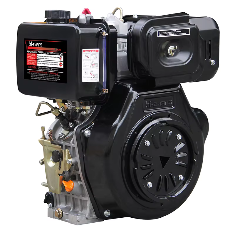 11HP Hiearns HR195F Keyway Shaft Easy-to-Operate Marine Hand Pull Plate Single Air-Cooled Motor Euro 5 Including Engine Bearing — image 2