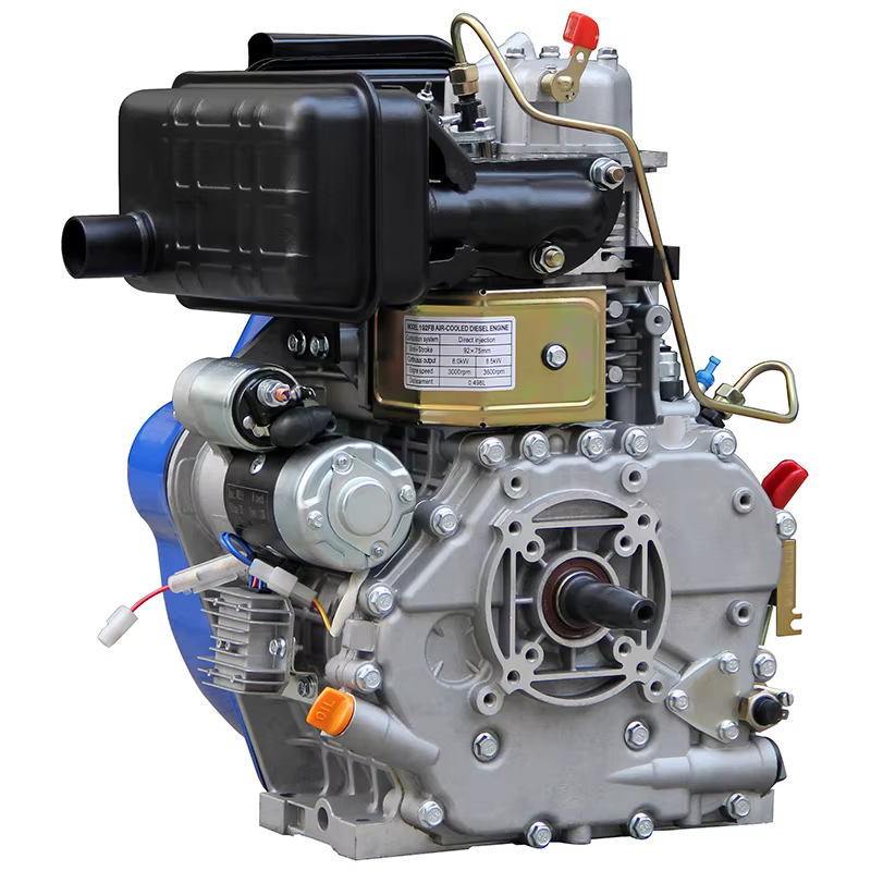 10HP Hiearns 8kW HR192FB Open Frame Electric Pump Power Taper Shaft Heater Euro 5 Emission Standard — image 4