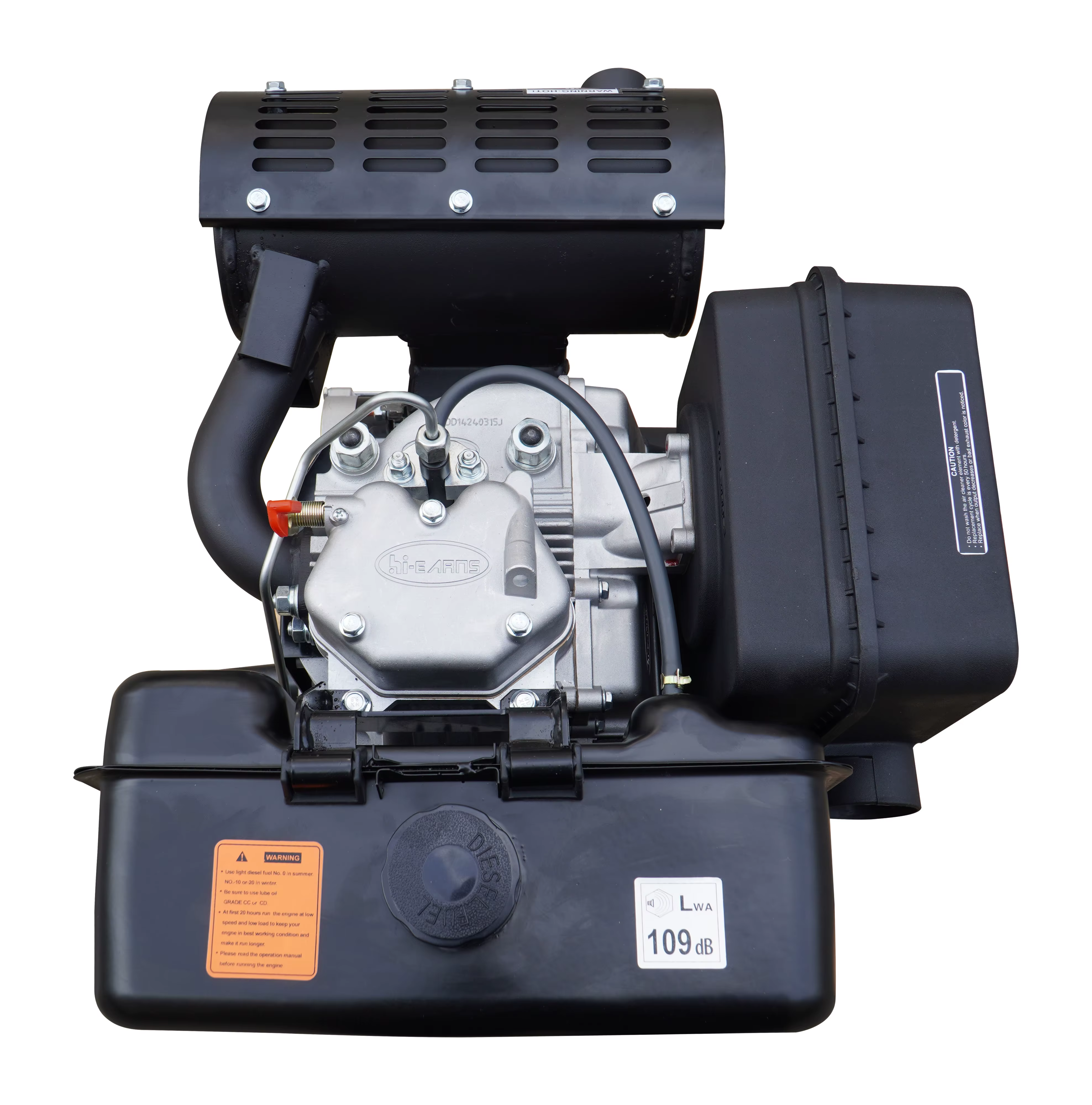 Chinese Brand Hiearns HR998F 25hp air Cooled  Single Cylinder diesel Engine Power — image 4
