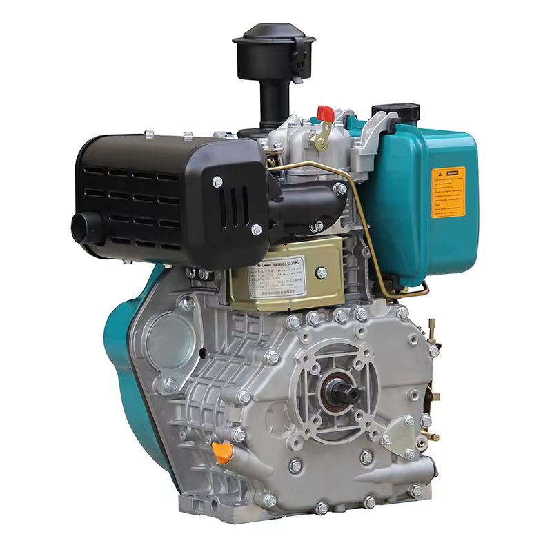 9HP Hiearns HR188FA 7KW Single Section Oil Filter Easy Operate Spline Shaft Air-Cooled Single Cylinder Motor Euro 5 Emission — image 5
