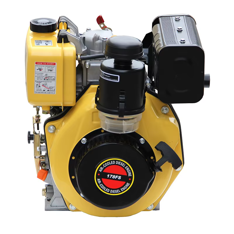 4HP 3.8kW Air-Cooled diesel Engine HR178FS Keyway Shaft with Electric Start Euro 5 Emission Standard — image 6
