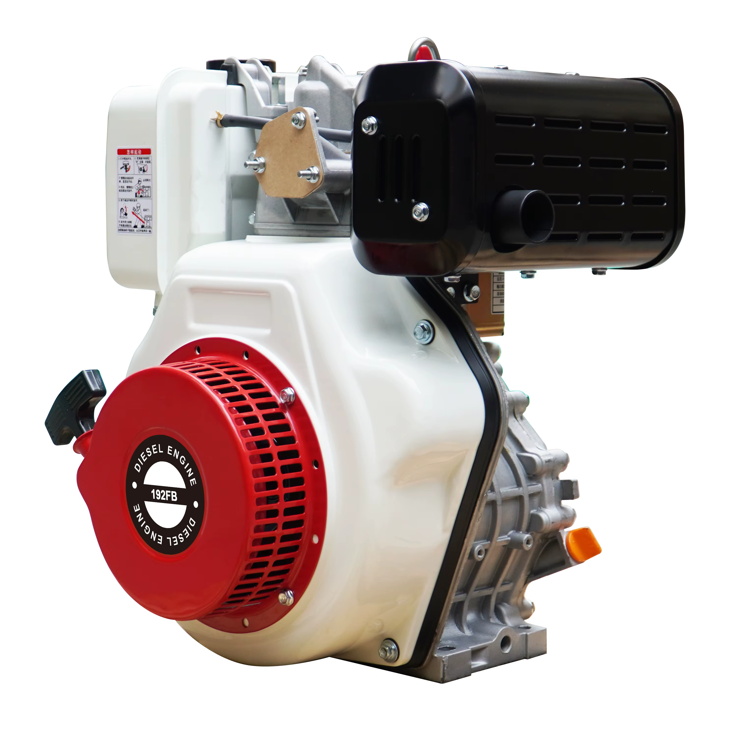 192FB Hand Start One Cylinder 13HP diesel Engine — image 3