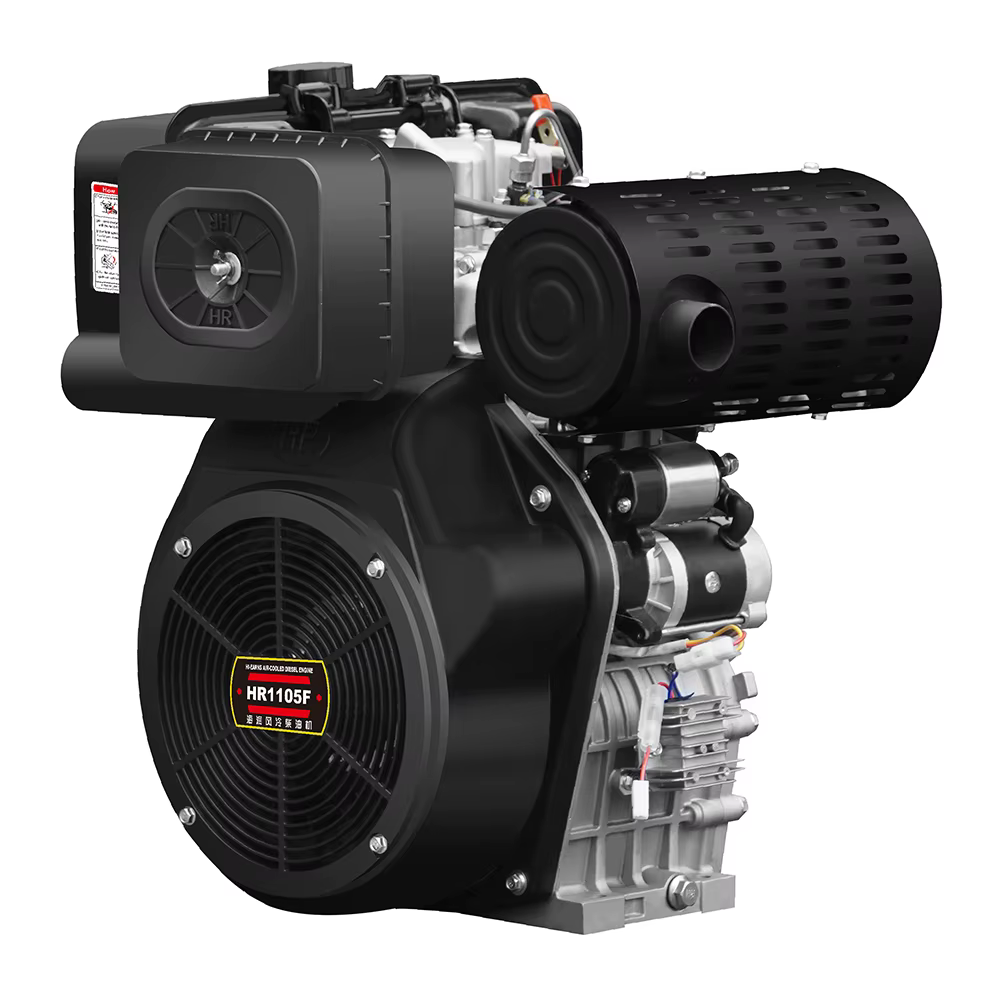 13KW Single-cylinder Air Cooled Keyway Shaft Diesel Engine — image 2