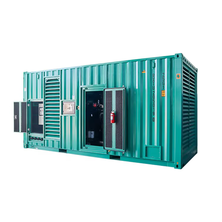 Heavy Power 1000KW IMW 2000kw 2500kva Container Type Diesel Generator Price With  MTU WEICHAI Engine — image 2