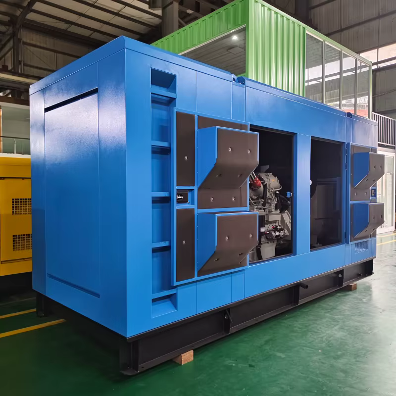 350kVA 60Hz 400V Three Phase 24V DC Electric Start Silent Diesel Generator Stamford ATS Water-Cooled Soundproof Canopy — image 3