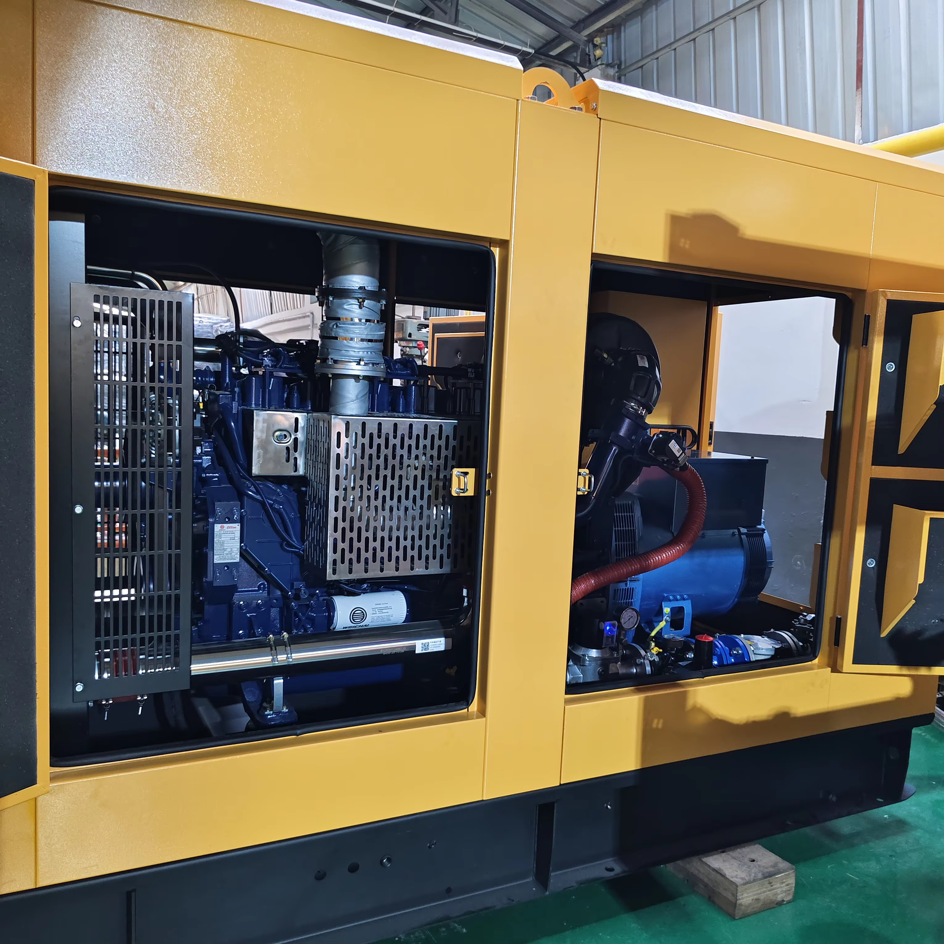 Factory Sales High Performance Weichai 250KW Silent ATS 480V Natural Gas & LPG Generator — image 3