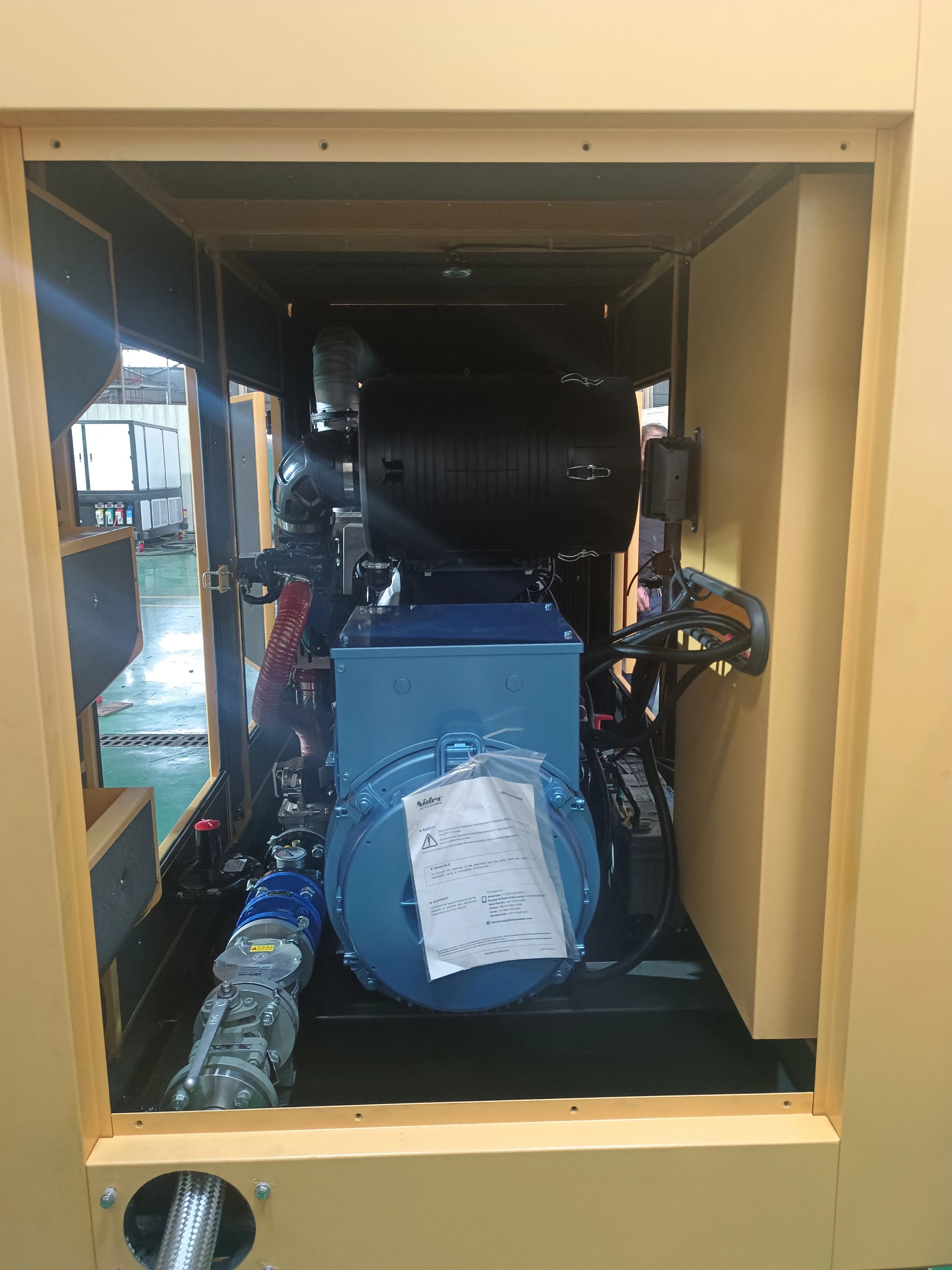 Factory Sales High Performance Weichai 250KW Silent ATS 480V Natural Gas & LPG Generator — image 5